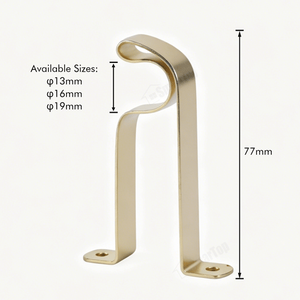 Accesorios Modernos para Cortinas, Soporte Individual <span class=keywords><strong>de</strong></span> <span class=keywords><strong>Hierro</strong></span> Metálico <span class=keywords><strong>de</strong></span> 2 mm <span class=keywords><strong>de</strong></span> Espesor para Barra Romana, Fabricación <span class=keywords><strong>de</strong></span> Chapa Metálica OEM - Product Image 2