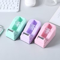 Distributeur de ruban adhésif couleur macaron, machine à ruban adhésif compacte, coupe-ruban créatif de bureau grande taille, approvisionnement direct transfrontalier