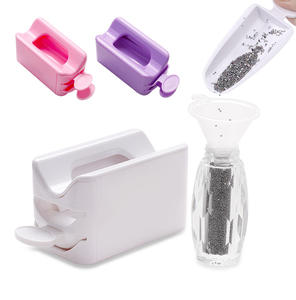 Boîte de rangement double couche pour poudres à ongles, poudres scintillantes et poudres de trempage, en ABS, pour collecte et recyclage, à prix bas pour achats mixtes - Product Image 2