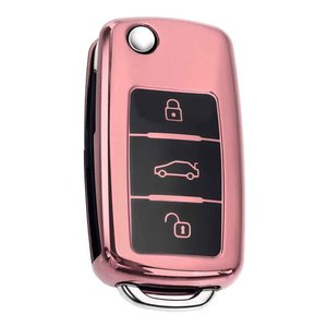 Huanyue Car Key Cover Tpu For Volkswagen Jetta Bora Sagitar Tiguan Seat Skoda Lavida - Product Image 2