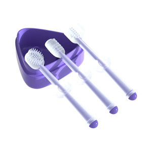 Cepillo de dientes de silicona para mascotas, herramienta de limpieza dental para gatos y perros, cerdas suaves, suaves para las encías - Product Image 2