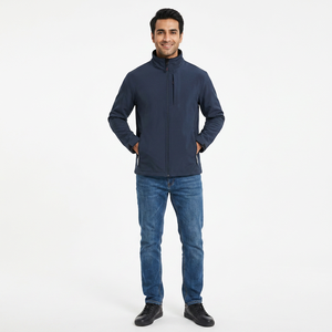 Veste Softshell pour Hommes pour Sports d'Hiver en Plein Air Coupe-Vent à Capuche en Polaire Imperméable Veste de Pluie à Capuche pour Hommes Vestes Softshell - Product Image 1