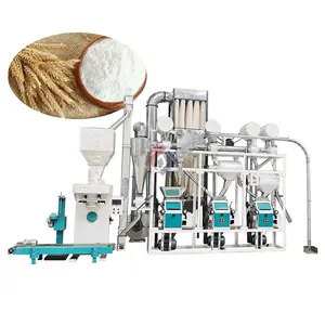 Molino de harina de trigo automático, maquinaria de molienda de harina de planta, línea de producción de maíz en Pakistán