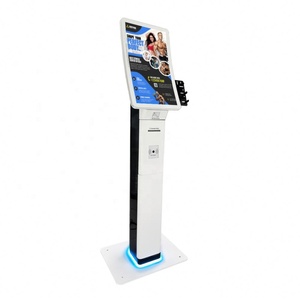 Kiosco Todo en Uno con Pantalla Táctil Curva de 23.6/32 Pulgadas, Carcasa Metálica de Alta Calidad, Luz LED, Escáner de Código de Barras, para Hotel y Gimnasio - Product Image 2