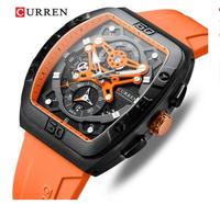 Montre CURREN 8443 tendance pour homme, mouvement à quartz de haute qualité, étanche 3 ATM, aiguilles lumineuses avec date