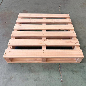 พาเลทไม้เนื้อแข็งแพนจ้าว ขนาด 1200x800x145 มม. แบบหน้าเดียว ทางเข้า 2 ทิศทาง สำหรับงานโลจิสติกส์และใช้งานกับรถยก - Product Image 3