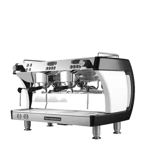 New Hot-selling Two-group Commercial Coffee Machine Stainless Steel Nano Portable Electric Espresso Machine Free Spare Parts 220