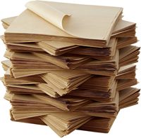 Hoja de papel a prueba de aceite personalizada para sándwich, galletas de pollo frito, papel bio a prueba de aceite para restaurante y cafetería, calle fo