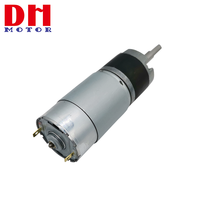Motor de Engranajes Sumergible IP68 de 24V CC con Imán Permanente y Escobillas, de Larga Duración, para Electrodomésticos