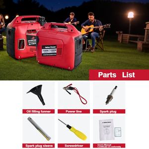 Портативный 1 кВт 1,2 кВт Бесшумная рамка бензиновый Цифровой инвертор генераторы 4-тактный Универсальный цифровой инвертор бензиновый генератор - Product Image 4
