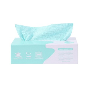 Pull Out Dishcloth Thickened Wet Dry Dual Use Kitchen Cleaning Cloth Rectangle Solid Color Pots And Pans Scouring Pad - Product Image 5