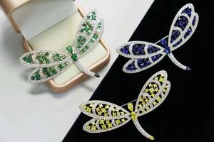 Broche de libélula delicado de Plata de Ley 925 de moda de marca de lujo joyería de Zirconia cúbica para boda - Product Image 2