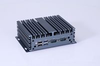 Mini-ordinateur industriel sans ventilateur HVAEIPC Intel Celeron N100/i3, SSD DDR4, 4 cœurs, double LAN, port série, contrôle d'automatisation, 64 Go