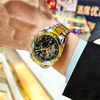 Montre mécanique de luxe pour homme, marque haut de gamme, design tendance, montre étanche pour homme, Reloj Hombre