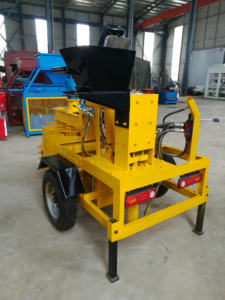 Máquina para Fabricar Bloques de Arcilla Intertrabados M7mi Sin Paletas, con Motor Diésel de 15 hp - Product Image 3