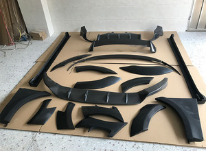 Runde para <span class=keywords><strong>Porsche</strong></span> <span class=keywords><strong>MACAN</strong></span> modificar estilo Topcar Kit de carrocería labio delantero difusor trasero falda lateral ala trasera rueda ceja guardabarros Tuyere - Product Image 6