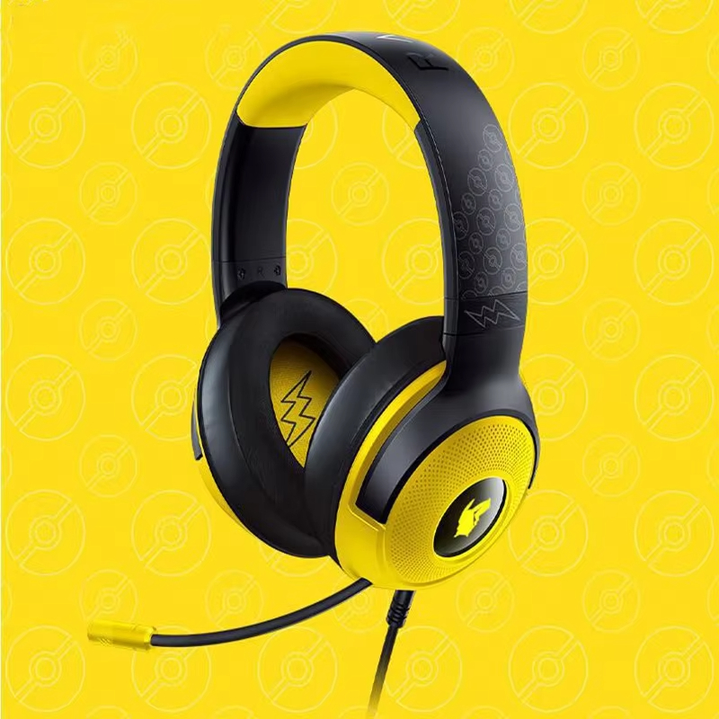 Razer Kraken V3 X Pikachu Gaming Headphones - Dynamic Audio