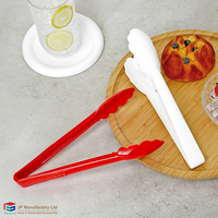 Pince de service durable pour steak, ustensile de cuisine occidentale coloré, en plastique PC écologique avec poignée, idéal pour les buffets et la restauration