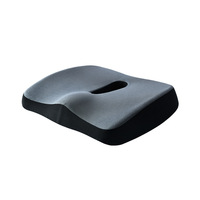 Coussin de chaise de bureau ergonomique en gros, avec noyau en mousse à mémoire de forme et gel respirant, design creux d'été, coussins lombaires et d'assise