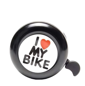 Campanello in Alluminio per Bicicletta da Montagna, Campanellino Carino per Bambini, Accessori Leggeri 33g, I LOVE <span class=keywords><strong>MY</strong></span> <span class=keywords><strong>BIKE</strong></span> - Product Image 2