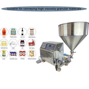 단일 노즐 고점도 블루 베리 잼 얇은 시럽 크림 크랩 노 코코넛 마요네즈 치즈 로터 펌프 크림 충전 기계 - Product Image 4