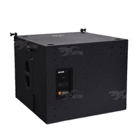 VERA S18 2000W Subwoofer Passif Puissant de 18 Pouces pour Système de Sonorisation Professionnel Line Array pour Événements Extérieurs et Son Live