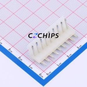 HC-3.96-9A9W Wire-to-Board Pin Header Bent Lead Through Hole,P=3.96mm Connector 1x9P 3.96mm Right Angle Insert CH - Product Image 1