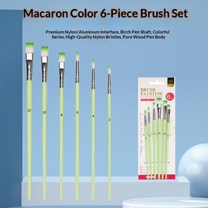 Nuevo Juego de Pinceles de Acuarela Gouache de 5 Piezas en <span class=keywords><strong>Color</strong></span> Macarrón para <span class=keywords><strong>Pintura</strong></span> Artística Infantil y Dibujo de Líneas - Product Image 3