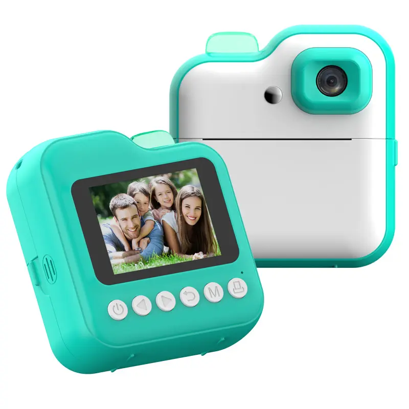 Câmera infantil com impressão instantânea, câmera para bebês e crianças, mini câmera selfie de 2.4 polegadas HD com brinquedos infantis, 2024, ideal para crianças