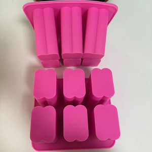 Moule à savon rectangulaire en silicone à 6 cavités, moule à crème glacée, moule à glaçons, moule à savon fait main, moule à gâteau DIY - Product Image 3