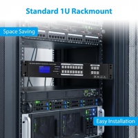 Procesador de Video Matriz de Conmutación Continua Hardrock 4K60 8x8 con Enrutamiento, Gestión EDID y Control Flexible de Red IP para Pro AV (Metal)