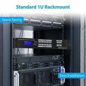 Processore Video Matrice di Commutazione Senza Interruzioni Hardrock 4K60 8x8 per Routing, Gestione EDID, Controllo Flessibile di Rete IP, Pro <span class=keywords><strong>AV</strong></span> - Product Image 6