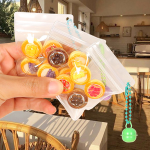 Simulated Food Toy Keychain <b>Mini</b> Decompression Acrylic Portable Anime Style Keychains For <b>Backpack</b> Phone Case Refrigerator - Product Image 1