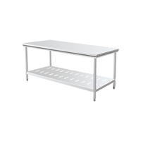 Sushi professionnel d'acier inoxydable faisant la Table Table de travail commerciale d'acier inoxydable Table de travail d'acier inoxydable de cuisine