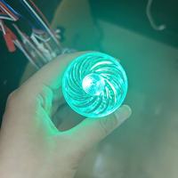 Luz LED de Punto RGB de 44 mm, Impermeable y Programable, Tipo Hongo, para Parques de Atracciones, Noria, Decoración Navideña