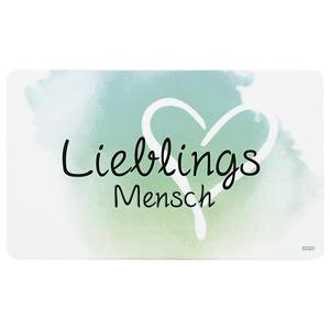 KESPER Breakfast Board Lieblingsmensch Heart Design 30x20cm Set Of 5 - Product Image 1