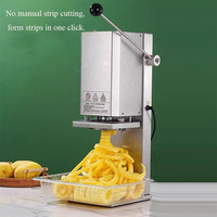 Coupe-pommes de terre électrique haute vitesse en spirale, machine commerciale pour la préparation de tours de pommes de terre Tornado pour les kiosques de vente de snacks