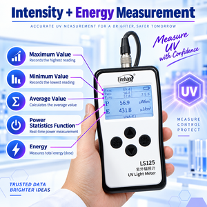 Medidor de Luz UV Multi-Sonda LS125 con 12 Sondas Digitales para Pruebas de Intensidad de Energía de Luz UVA, UVB, UVC y Luz Azul - Product Image 2