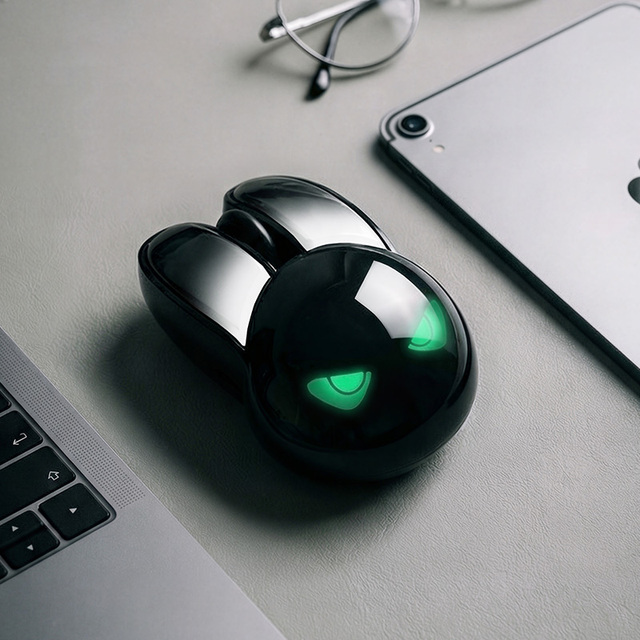 MOFii M6C 2026 Bestseller Cool Rechargeable 400mAh Dual Mode 2.4G Wireless BT Mouse with RGB Backlight & Type C Charging Port