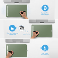 XPPen Deco MW – tablette graphique sans fil 8x5 pouces, X3-Smart-Chip stylet, compatible Windows, Mac, Android, Chrome, stylo numérique, tablette de dessin