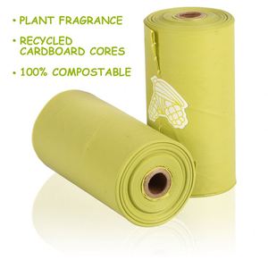 2025 OEM Hot Sales Eco-Friendly <b>Compostable</b> Leak Proof Biodegradable Dog Poop <b>Bag</b> With Dispenser Dog Waste <b>Bag</b> Cornstarch - Product Image 2