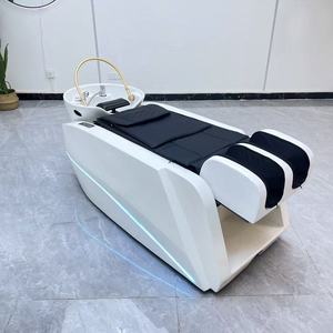 Novedades: Cama de Lavado de Cabello con Circulación de Agua Eléctrica para Spa, Cama de Masaje para Salón de Belleza - Product Image 4