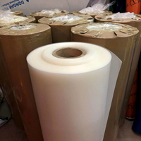 Feuille de PVC transparente personnalisée, surface brillante, rouleau de plastique pour la fabrication de matériaux d'impression