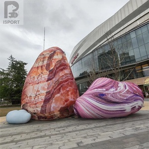 Roccia Gonfiabile Luminosa a LED, Decorazione Artistica a Forma di Pietra per Eventi all'Aperto/Installazioni Urbane/Festival Notturni/Esposizioni nei Centri Commerciali - Product Image 5
