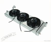 Radiateur en aluminium à 3 rangées avec kits de ventilateurs, adapté aux Jeep Cherokee XJ LHD 2.5L L4 4.0L L6 1984-2001, rénovation/amélioration