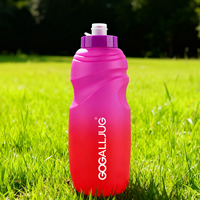 Bouteille d'eau de sport GOGALLJUG, gourde anti-fuite sans BPA avec bec verseur pour la gym, la course, le cyclisme, la randonnée et les activités de plein air