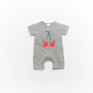 Combinaisons pour bébés filles nouveau-nés avec motif de fruits mignons imprimé sur mesure en Chine - Product Image 3