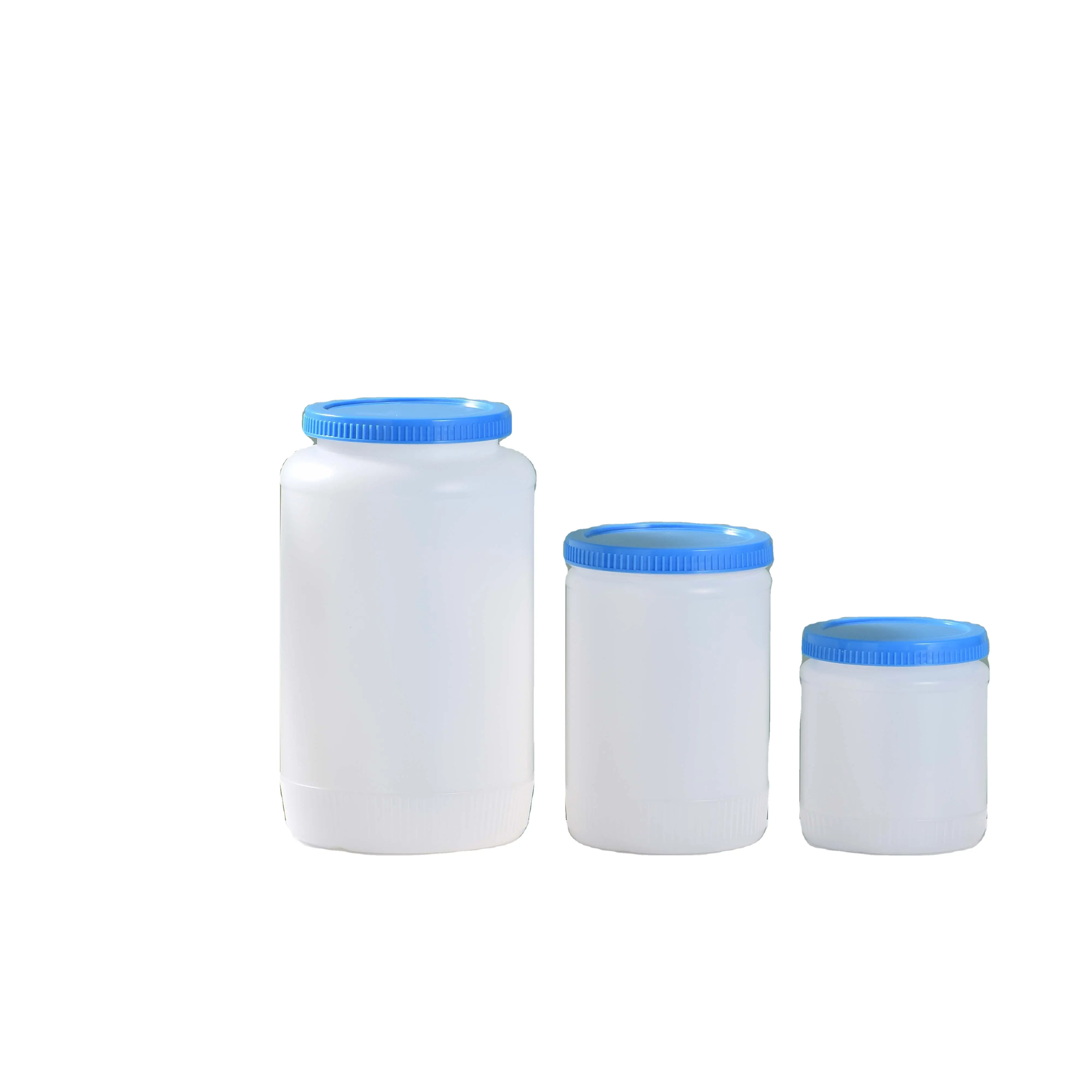 Azul hdpe barril de plástico para água alimentar química 5l 10l tambor de plástico
