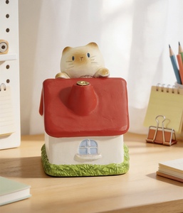 Caja Sorpresa de Resina con Figura de Gato Adorable, Porta Incienso, Decoración para el Hogar, Edición Especial - Product Image 3