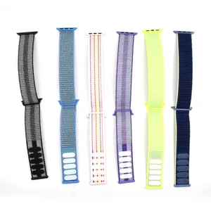 Desainer tali jam tangan nilon tali jam tangan nilon Loop kaitan dapat disesuaikan 20 mm-40 mm tali jam tangan pita pergelangan tangan Nato Striped